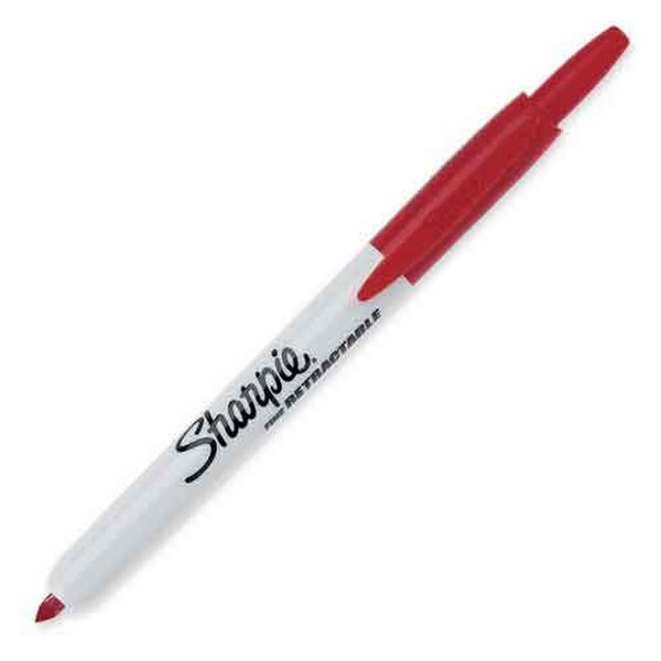 Sharpie Retractable Red